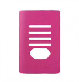 Placa p/ 4 Interruptores + tomada 4x2 (especial) - Novara rosa Fosco